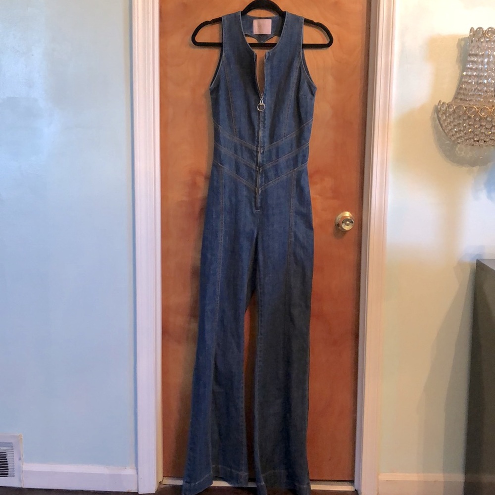 REVICE Denim Hollywood Heartthrob Jumpsuit